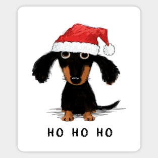 Dachshund Christmas | Cute Dog Santa | Holiday Xmas Magnet